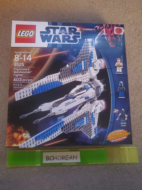 Lego 9525 Star Wars Pre Vizla's Mandalorian Fighter New Sealed Retired