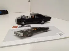 LEGO SPEED CHAMPIONS Dom's Fast & Furious 1970 Dodge Charger R/T 76912 Complete