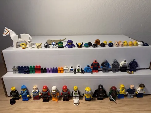 LEGO Minifig People/Parts Heroes & Animal Lot 65 Pcs Star Wars Harry Potter TMNT