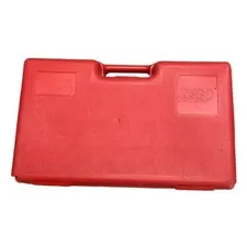 Lego Red Vintage Storage Box Carrying Case Tote with Sorting Tray 17” X 10” 