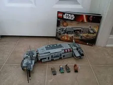 LEGO Star Wars 75140 Resistance Transporter 100% Completed w/ Manual & Minifigs.