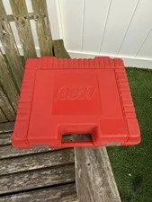 Vintage Lego Red Carrying Case Plastic Box Suitcase 1985 Full Of Lego Parts