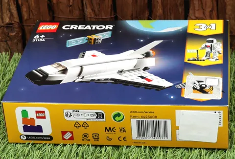 LEGO Creator 3in1 Space Shuttle Set 31134 Kids Building Toy Brick Pack New Boxed