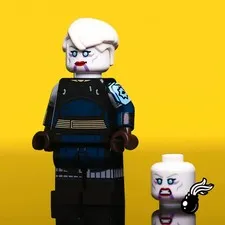 LEGO Star Wars BrickBangers Custom The Redeemed Warrior Asaj Ventress Minifigure
