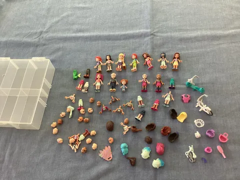 LEGO Friends Minifigures Assorted Heads Torsos Parts Pieces and Accessories Lot