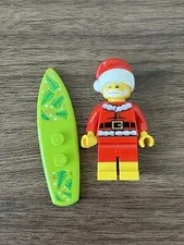 LEGO Surfer Santa Minifigure Christmas