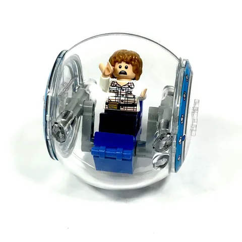 LEGO Jurassic World Gyrosphere Vehicle Ball with Gray Mitchell Minifigure 75916