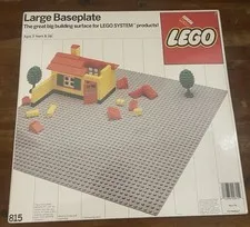LEGO Large Gray Baseplate  #815 New Sealed Retired