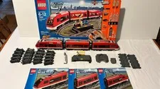 LEGO CITY Passenger Train 7938 Incomplete Set Tested and Works
