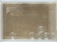 LEGO Parts - Trans-Clear Tile, Round 1 x 1 - No 98138 - QTY 5