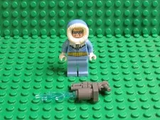 LEGO Captain Cold Minifigure + gun 76026 Justice League DC Super Heroes CC26