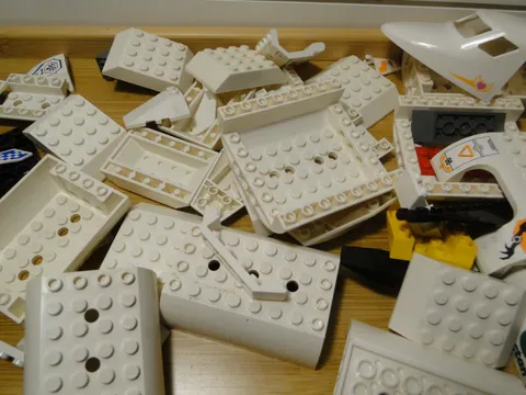 Lego Plane Boat Aircraft Ship Hull Fuselage Lot Misc.