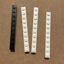 Lot Of 4 Lego 6111 1x10 Bricks