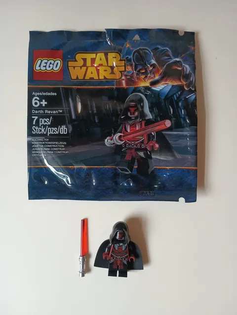 LEGO Star Wars Darth Revan Original Promotional 2014 Minifigure Out of Polybag