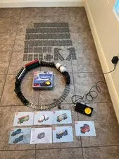 My Own Train Lego 9V bundle - Engine, Tender, Caboose, Cars, and Track included