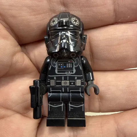Lego Star Wars Imperial Tie Fighter Pilot Frown Minifigure 75300 V2