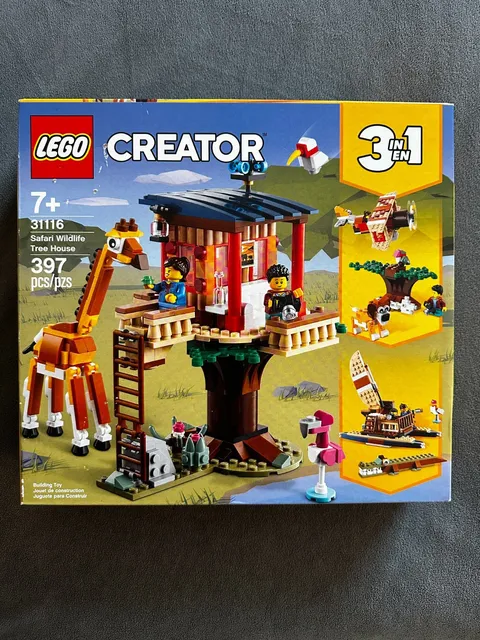 LEGO Creator 3-in-1 #31116 Safari Wildlife Tree House NEW SEALED & RETIRED