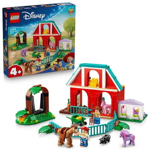 LEGO Disney Pixar Blaze's Horse Ranch Toy - incl. Woody & Jessie Minifigures plu