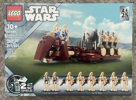 LEGO Star Wars 40686 Trade Federation Troop Carrier 🚀 25th Anniv Sealed