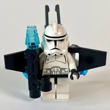 LEGO Star Wars Clone Jet Trooper Sky Corps sw0127 Minifigure w/ Jetpack Blaster