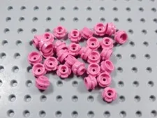 LEGO Lot of 30 Dark Pink 1x1 Flower Plants Minifig BN