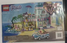 LEGO Friends Surfer Beachfront 41693 Instruction Manual ONLY Retired