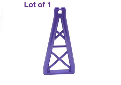 Lego 1x6x10 Triangular Support Girder Dark Purple Lot of 1