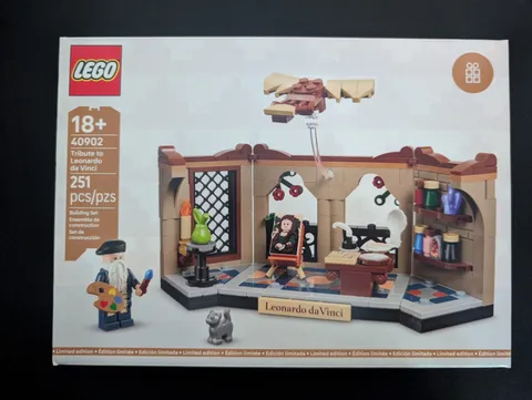 LEGO 40902 Tribute to Leonardo da Vinci SET GWP NEW SEALED