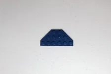 LEGO 2419 Dark Blue Wedge, Plate 3 x 6 Cut Corners
