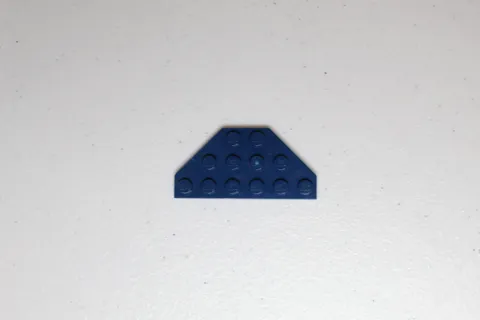 LEGO 2419 Dark Blue Wedge, Plate 3 x 6 Cut Corners