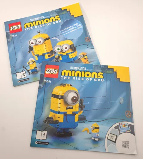 LEGO Minions The Rise of Gru Set 75551 Instruction Manuals 1 & 2 ONLY