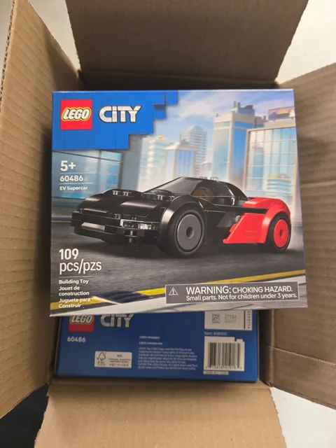 LEGO City EV Supercar Building Toy Set - 60486 NEW *SC
