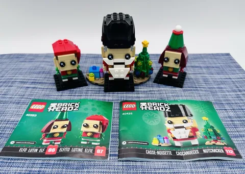 LEGO Iconic: Nutcracker (40425) & Elf & Elfie 40353 Holiday Lot w/ Manual