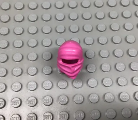 LEGO Ninjago Pink Zane Minifigure Ninja Helmet, Part 30177, Pristine Condition.