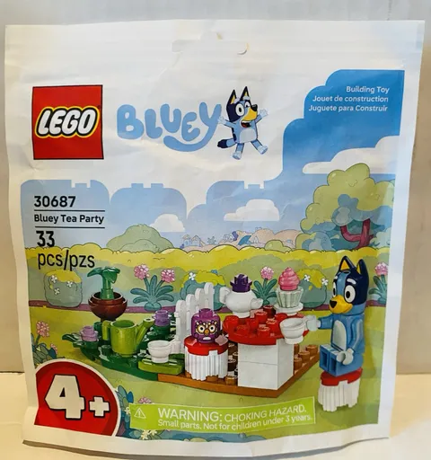 New LEGO Bluey Tea Party 30687 - 33 Pieces