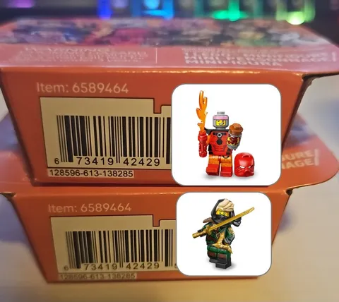 LEGO CMF Series 29 Bionicle Cosplayer Toa Tahu and Mysterious Ronin Lloyd NIB