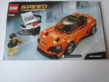 Lego Speed Champions Building Instructions Instruction 75880 McLaren