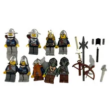 LEGO Minifigure Castle dwarf troll Crown Knight Lot Set Bulk Sale