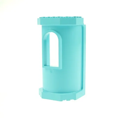 1x LEGO BElville Tower Wall Wand 6x8x12 Sky Blue Arch Window 4493557 33213