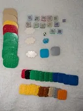 Super Mario Bros LEGO Plates Platforms Scanners Clouds Mixed Parts And Pieces