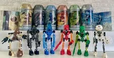 Bionicle Toa Mata: 8531 , 8532 , 8533 , 8534 ,8536 Canisters & Manuals