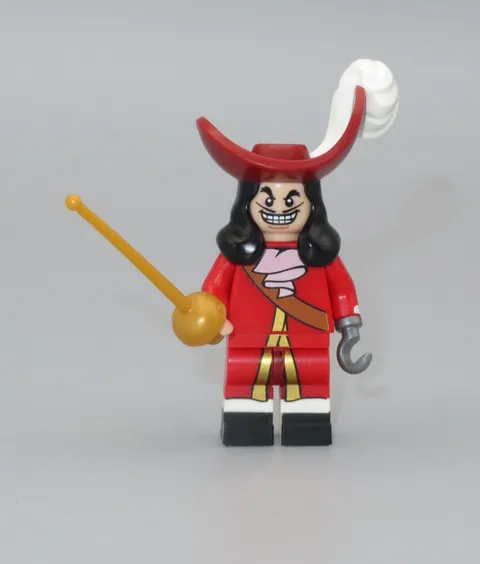 LEGO Disney Captain Hook gold sword minifigure Collectible series 1 complete