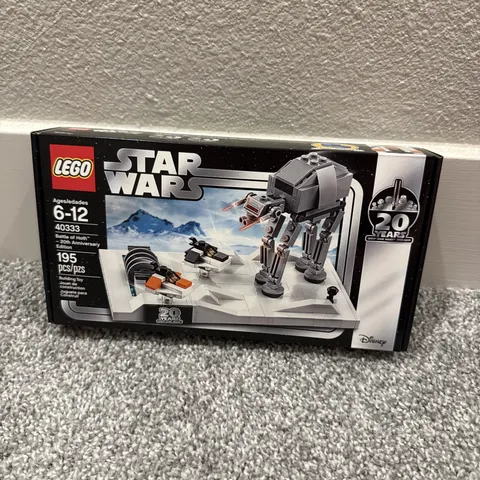 LEGO Star Wars 40333 Battle of Hoth 20th Anniversary Edition New 6-12 195pcs