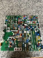 Lego Sticker And Decal Lot Of Hundreds Of Parts And 4 Baseplates Rare Vintage