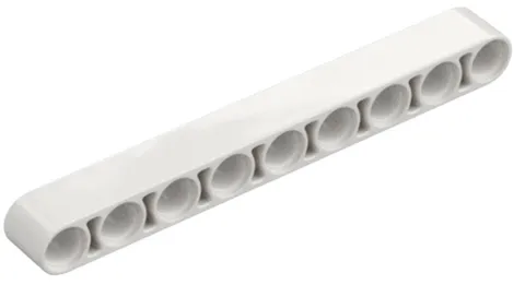 Lego Part 40490 White TECHNIC Beam Thick Liftarm 1 x 9 Qty 1 D952