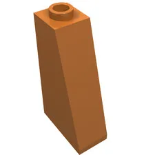 10x LEGO® Part 4460b - Slope 75 2 x 1 x 3 - Hollow Stud