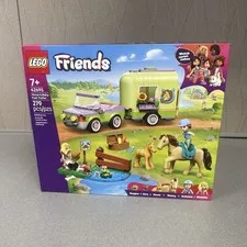 LEGO Friends 42695 Horse & Baby Foal Trailer New in Box 279 pcs