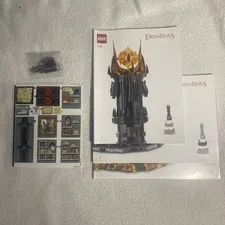 LEGO Lord of The Rings Barad-dur Sticker Sheet&Instruction Manual + Extra Parts