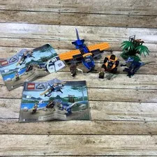 LEGO Jurassic World: Velociraptor: Biplane Rescue Mission (75942) 100% COMPLETE