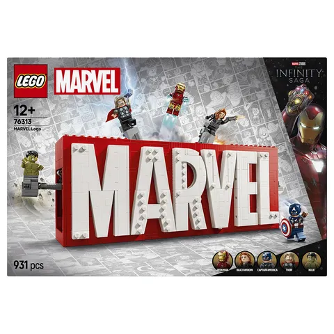 LEGO Super Heroes: Marvel Logo & Minifigures (76313)